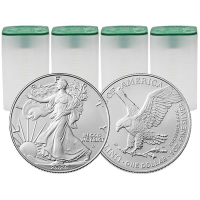 #ad Presale Lot of 80 2026 $1 American Silver Eagle 1 oz BU $7228.49