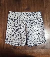 DSG Dicks Sporting Goods Youth Girls Size XL 16 Stretchy Shorts Black And White