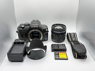 Olympus EVOLT E-410 Digital SLR Camera 10MP W 14-42mm Lens & CF Card   TESTED 