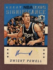 2015-16 Hoops Basketball Dwight Powell Great Significance Autograph Mavericks 