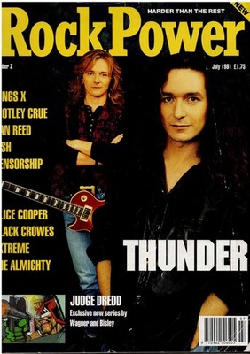 Rock Power - (July 1991)  Dan Reed Network, Alice Cooper, Thunder