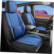 Car Seat Cover Custom Fit for Dodge Ram 1500 2500 3500 Front Pair Black  Blue