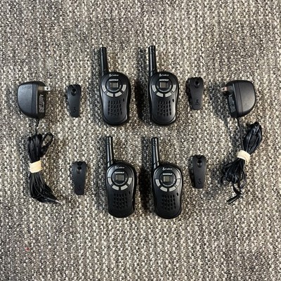 4x Cobra MicroTalk 16-Mile Long Range Walkie Talkies Radio/Weather CXT-135