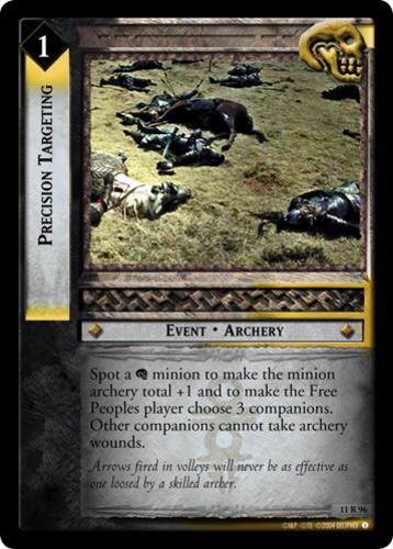 Precision Targeting Mint/Near Mint LOTR: Shadows