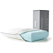 Almohada de gel refrescante - espuma viscoelástica de firmeza media, funda lavable