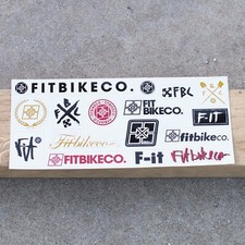 Fit Bike Co Sticker Decal Sheet Bmx Bikes Stickers Og Decals 4 X 9 Fit Bike Co Sticker Decal Sheet Bmx Bikes Stickers Og Decals 4 X 9