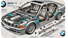  BMW 5 E39 Ersatzteil,BJ bis 2004, Schweller links