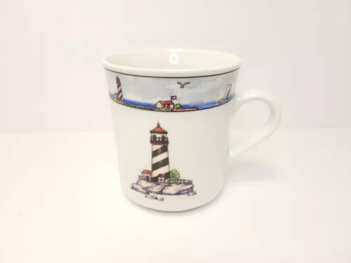 TOTALLY TODAY/TODAY'S HOME COASTAL LIGHTHOUSE COFFEE/TEA MUG CUP Choose Quantity