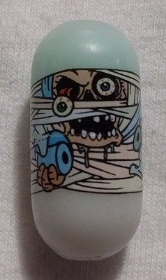 MIGHTY MOOSE BEANZ SERIES 2 MUMMY GLOW BEAN #129 THE SUPER PRO FANTASY TEAM