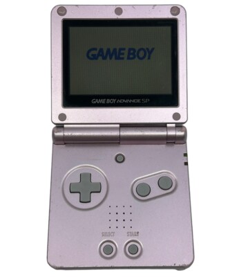 Nintendo Game Boy Advance GBA SP Pearl Pink AGS-101 GBA w/Charger