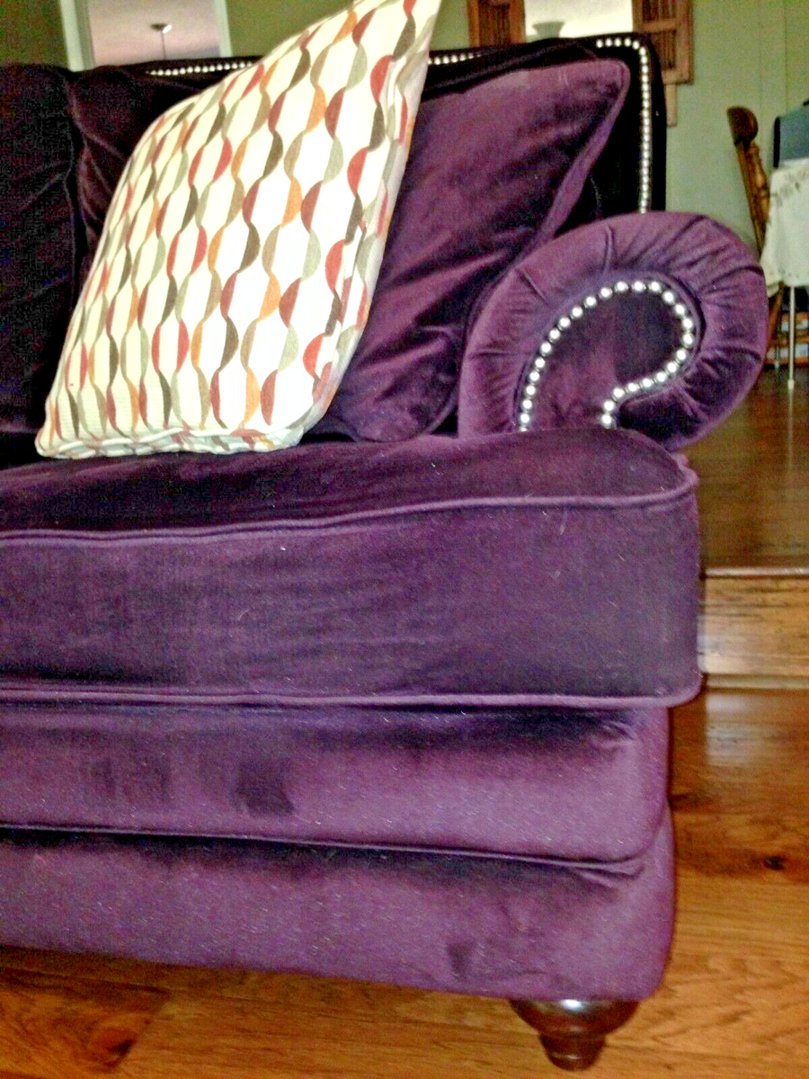 Beautiful, Purple Custom-Designed La-Z-Boy Sofa - Must See! Local