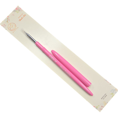 Orly Nail Art Brush Short Detailer Brush Pink Handle #2360006