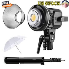 80W Dimmable LED Video Light Bowens Mount Kit Continuous Output Photography New