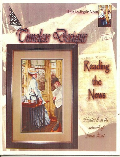 Reading the News - Petit Point Instruction Booklet