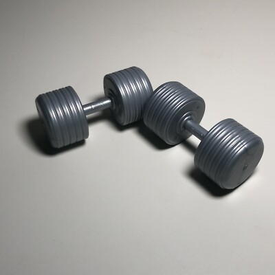 WWE Wrekkin' Performance Center Dumbbells Loose Action Figure Accessory Mattel