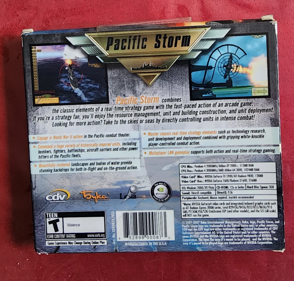 Pacific Storm, 2006, Jewel Case, New & Factory Sealed As Shown - Image 2 of 4