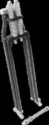 DS Black Springer Fork Assembly -2in for Harley Super Glide 86-94