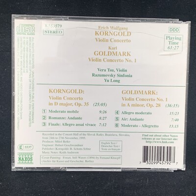 CD】Violin Concertos Concertos f(250801) CD】Violin Concertos