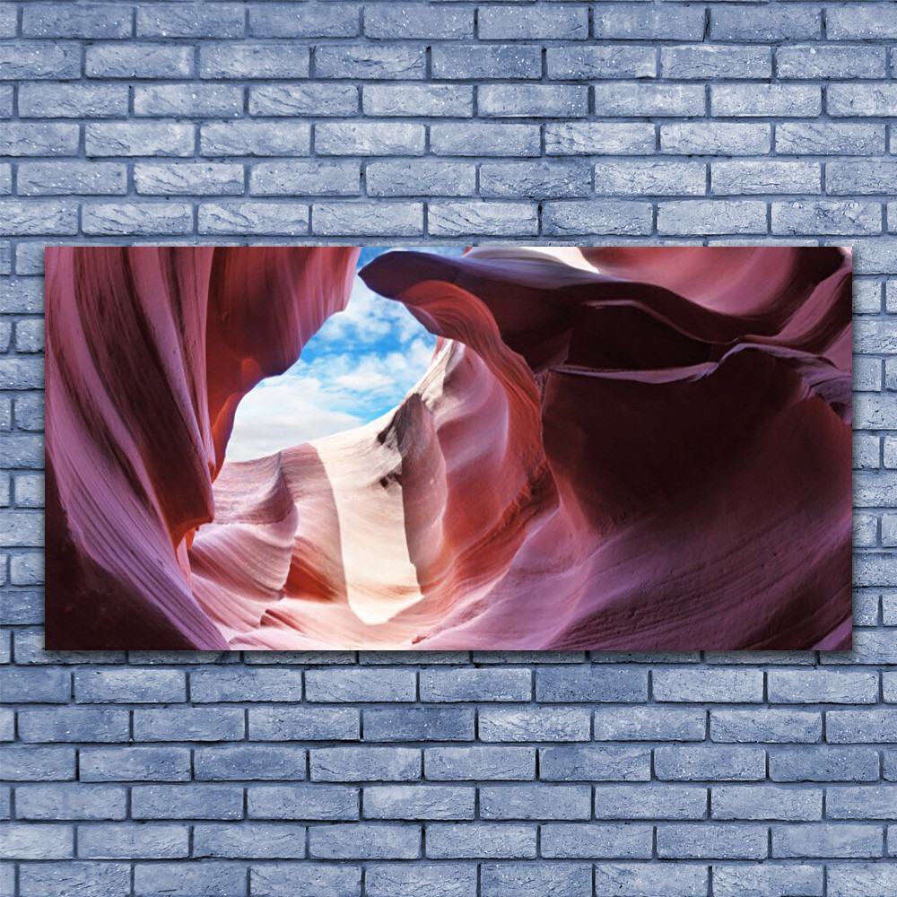 Image sur toile tableau art nature 140x70 cm pour agrandir visuellement un salon