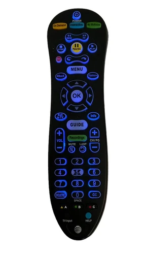 New Replace S30-S1B For AT&T U-verse Cable Box Back-Lit Light Remote S30-S1A - Picture 2 of 4