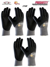 3- 34-875 MaxiFlex Ultimate Foam Grip Nitrile Palm Coated PROTECTIVE WORK GLOVES