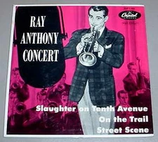 RAY ANTHONY 45 RPM EP - CONCERT Capitol EAP 1-406
