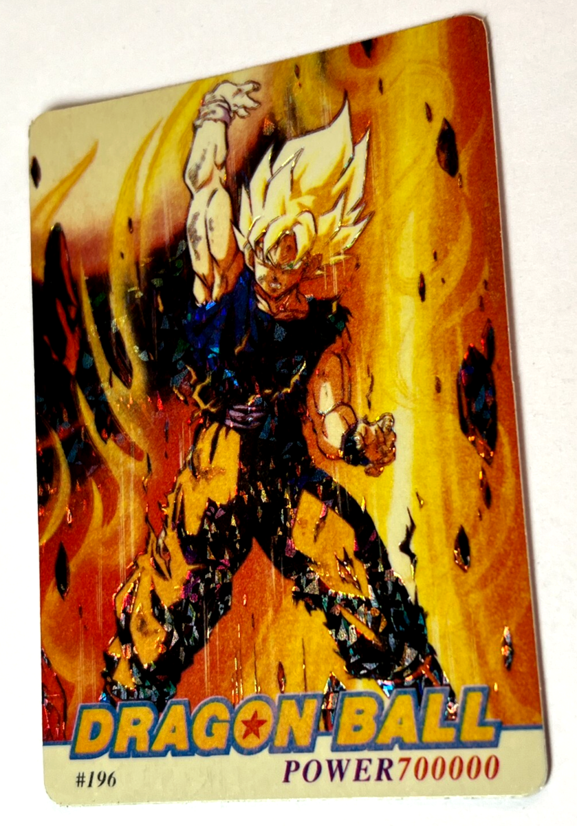 1997 DRAGON BALL Z Card #196 GOKU SSJ VTG Foil Variant | eBay