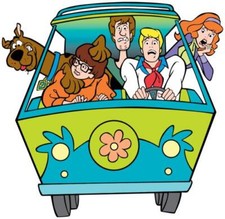 Scooby Doo Mystery Machine Sticker Vinyl  10 Sizes Tracking Fast Ship