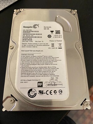 Seagate ST500DM002 PN 1BD142-301 FW KC44 500GB SATA 7200RPM