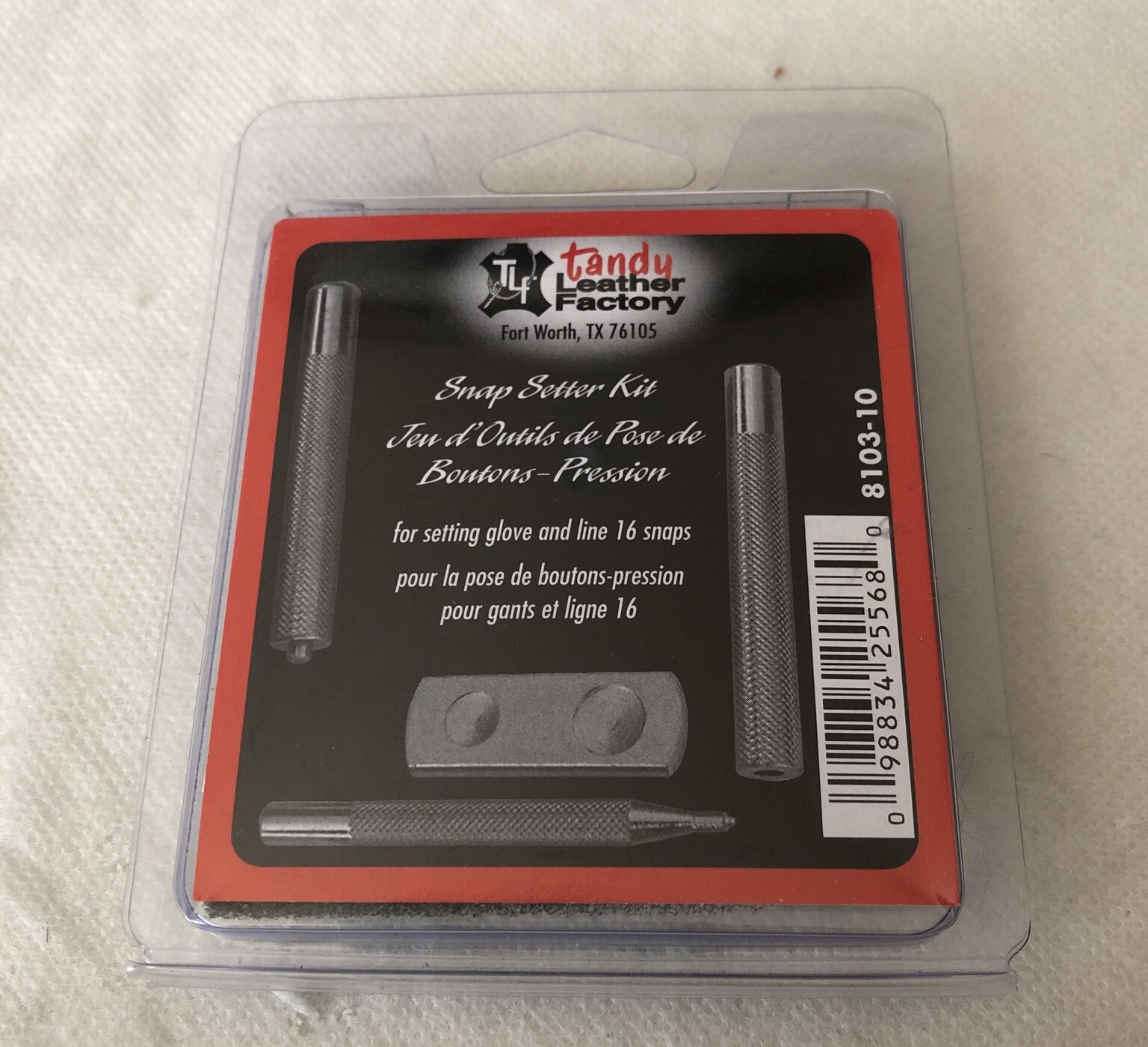 Tandy Leather Factory Snap Setter Kit 810310 Glove and line 16 Snaps. Free S/H eBay