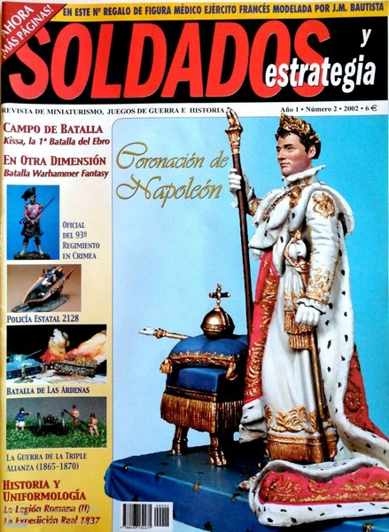 REVISTA SOLDADOS Y ESTRATEGIA N2, WARGAMES, IDIOMA ESPAÑOL