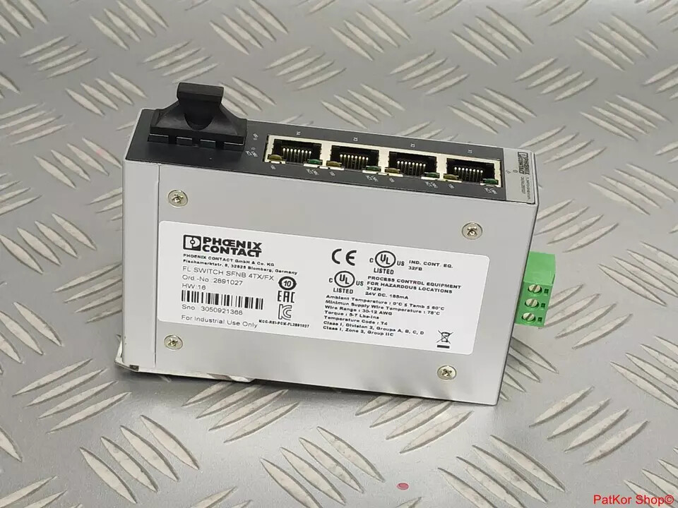 Phoenix Contact FL SWITCH SFNB 4TX/FX 24V DC 2891027