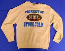 WWF STONE COLD STEVE AUSTIN PROPERTY OF CREWNECK SWEATSHIRT 90'S VINTAGE SIZE L