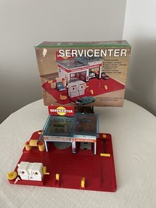 Vtg. 1960 Car Service Station Play Set