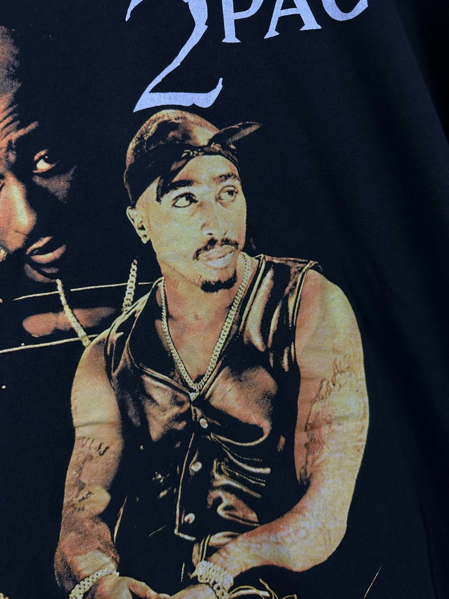Vintage 1990s Tupac Shakur Memorial Rap Shirt Tee Rare 2Pac Over