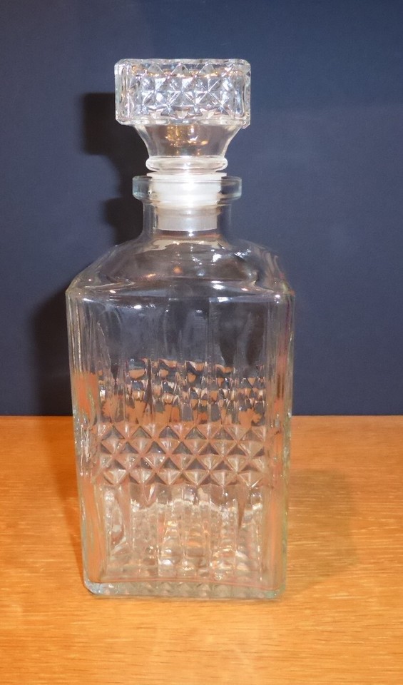 "Antique wood Two Bottle Tantalus Decanter Set eBay