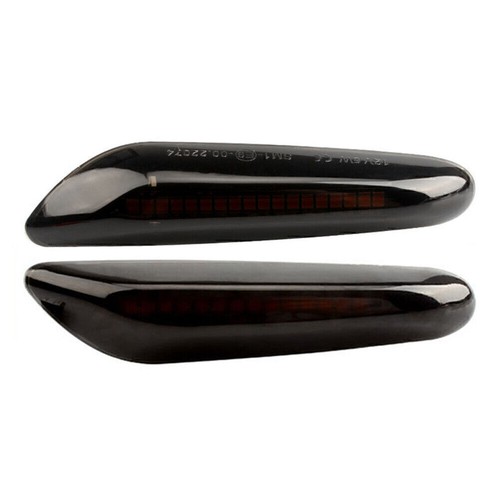2PCS Smoke Dynamic LED Side Marker Light For BMW E46 E60 E90 E91 E92 E93 E82 E88 - Afbeelding 6 van 8