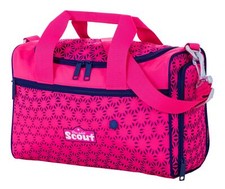 Scout Sportbag Sporttasche Tasche Pink Glow neonpink dunkelblau Neu