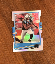 D.J. Moore 2020 Panini Donruss Press Proof Silver Die Cut #50 Panthers Bears /75