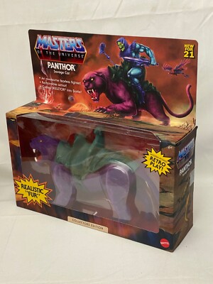 MOTU 2021 Origins PANTHOR Flocked FUR Masters of the Universe He-Man Brand New