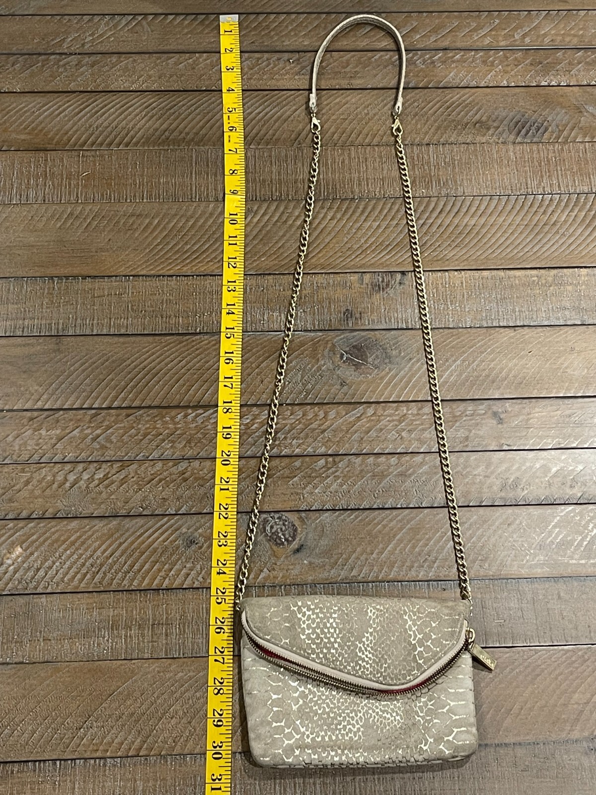 Hobo International Daria Crossbody Bag Small Organizer Purse Brown