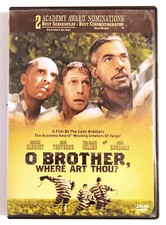 O Brother, Where Art Thou DVD, 2000 case, artwork, insert, Clooney - Very Good