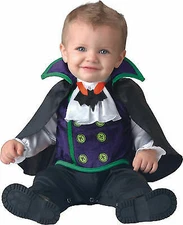 Count Cutie Child Costume Vampire Jumpsuit Halloween Fancy Dress Incharacter