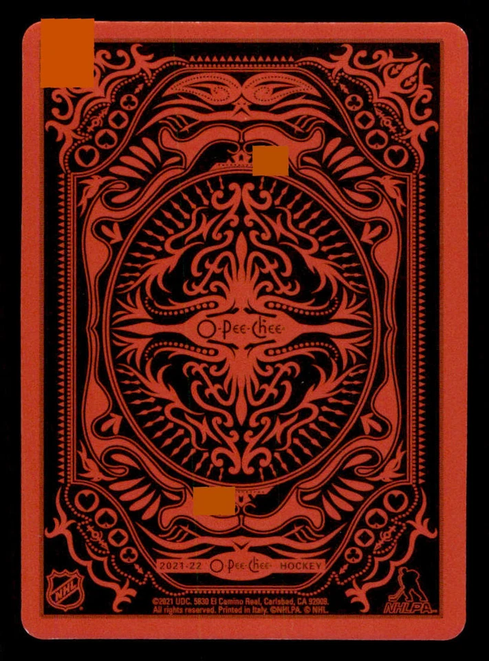 2021-22 O-Pee-Chee Playing Cards #7DIAMONDS Mark Stone - Image 2 of 2