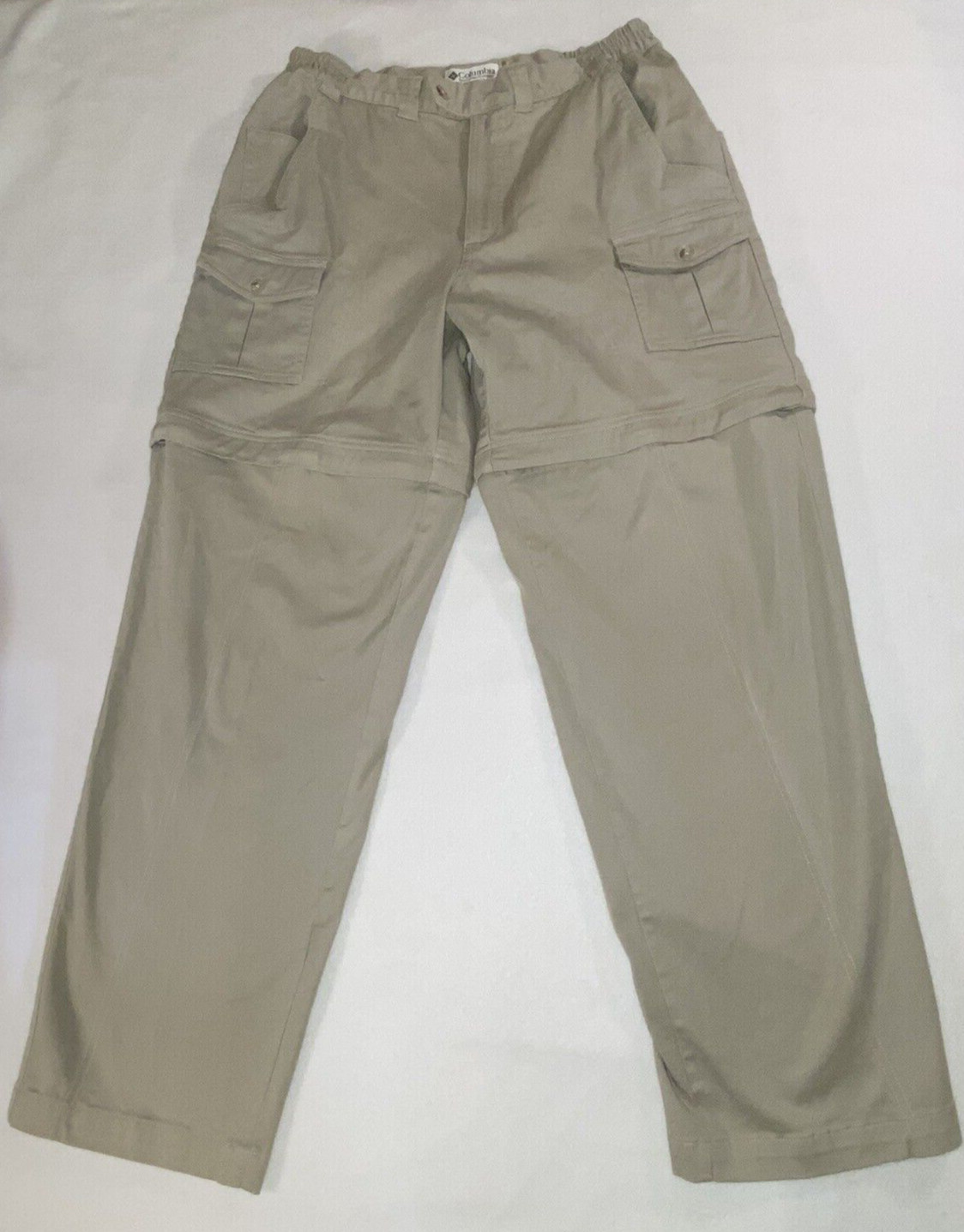 Columbia Beige Convertible PFG Fishing Outdoor Pants … Gem
