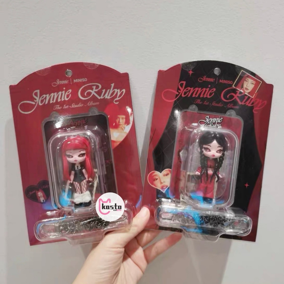 Miniso x Jennie Ruby Figure Pendant Hang Card Pop Up Blackpink