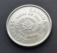***  CANADA  25  CENTS   OUR  HOME  AND  NATIVE  LAND  2011  ***