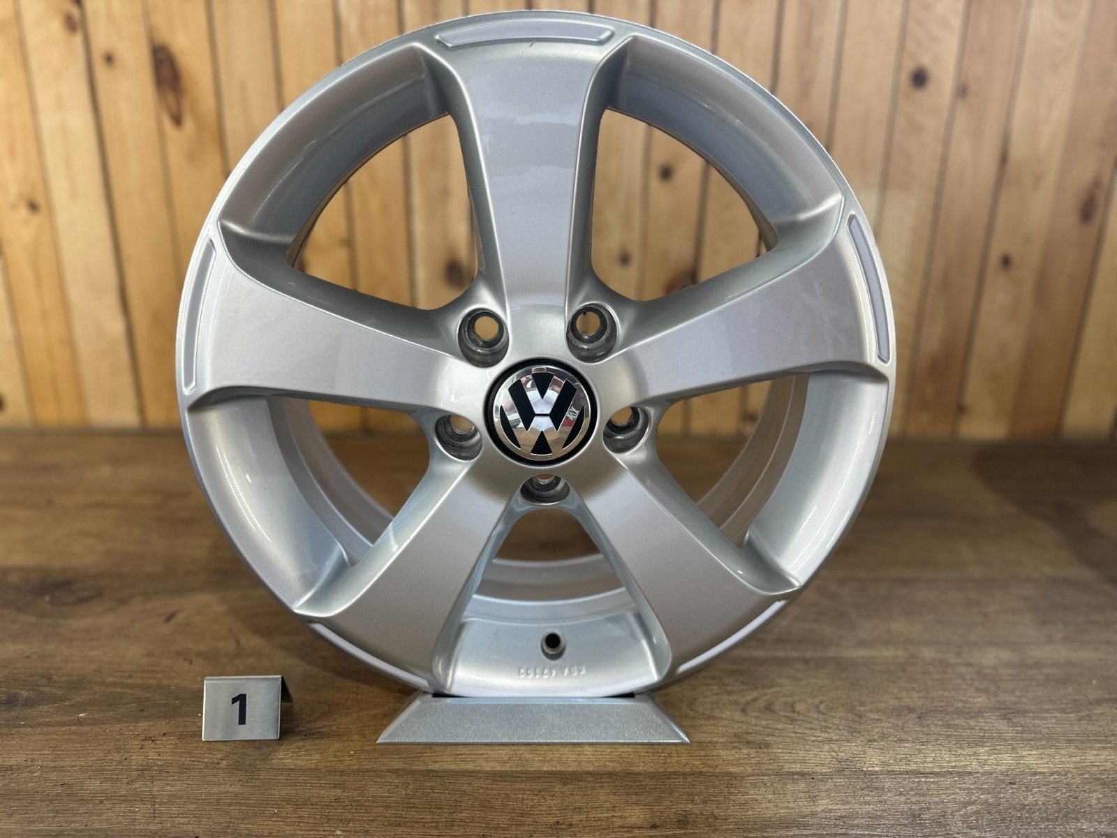 1x Cerchi in Lega Sima VW Golf 5 6 Caddy Touran 1T4071496C...