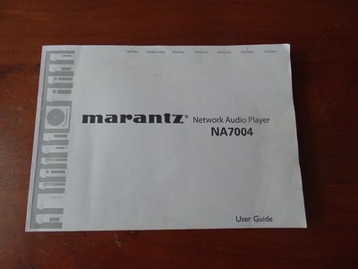Marantz NA7004 Bedienungsanleitung Instruction / User Manual  VERY RARE
