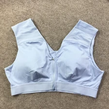 Tommie Copper Sports Bra Womens 3XL Zip Front Shoulder Support Activewear Gym